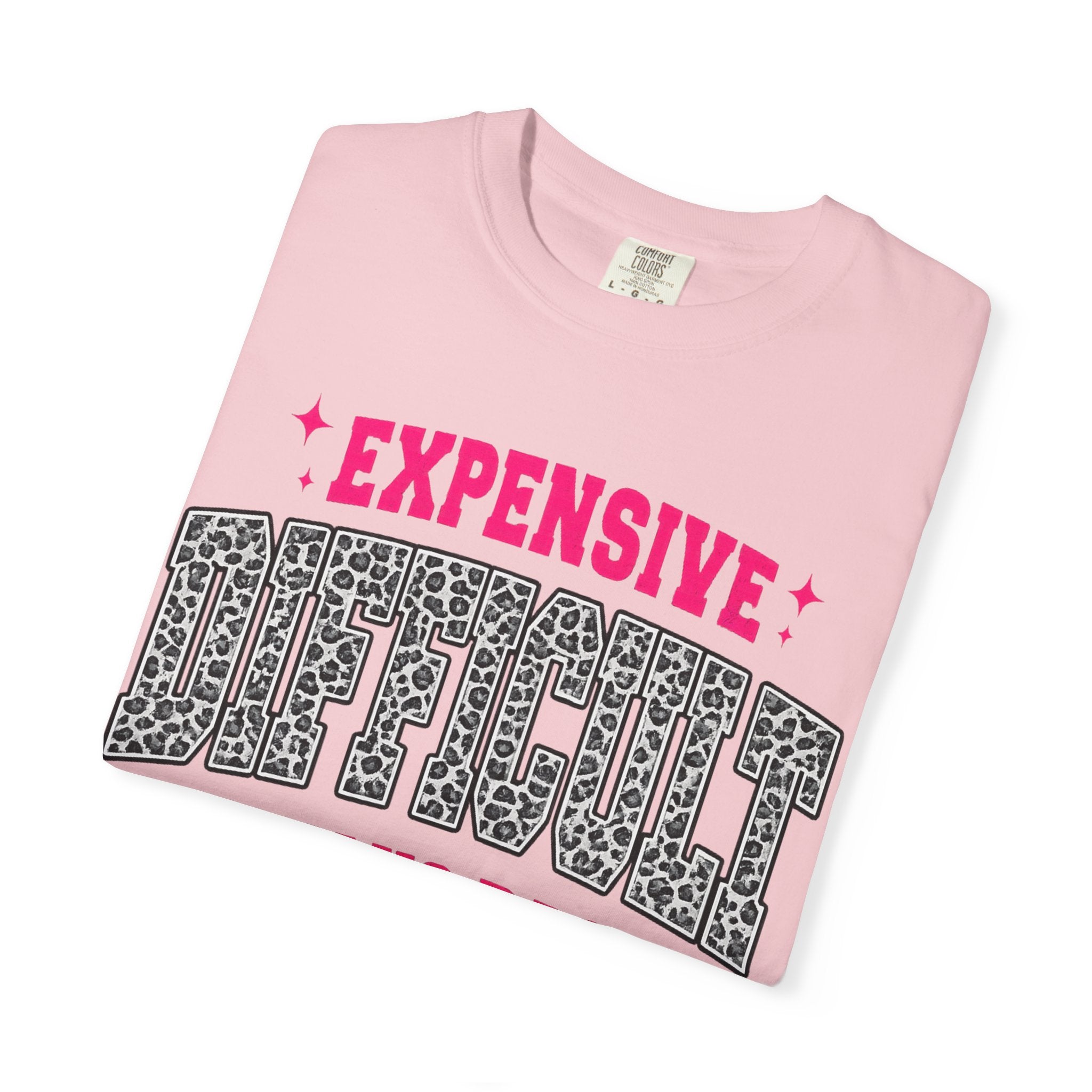 Difficult & Talks Back T‑Shirt — Funny Retro Varsity Graphic Tee