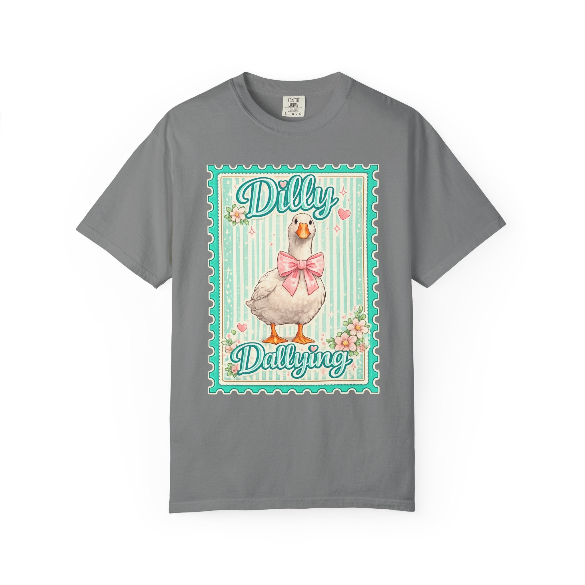 Dilly Dallying Goose Vintage-Style Graphic T-Shirt