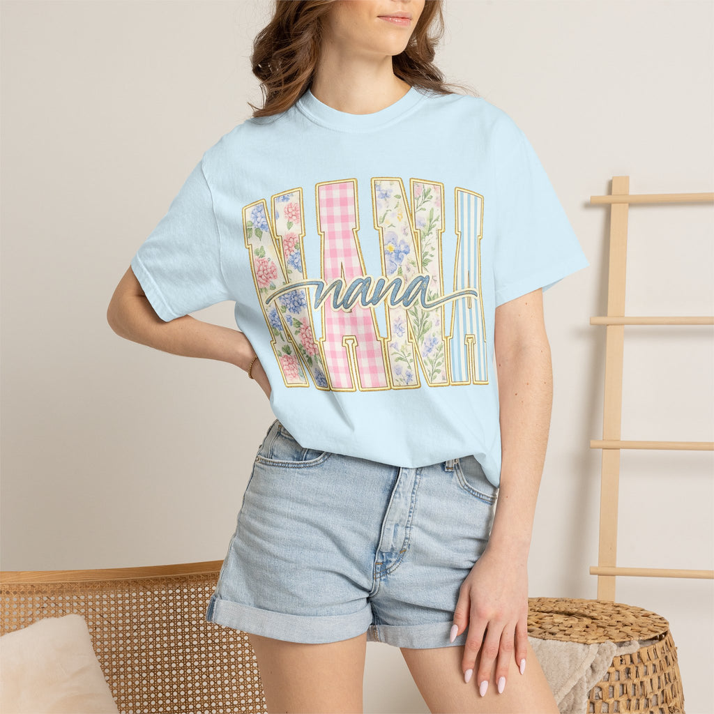 Nana Floral Patchwork T-Shirt