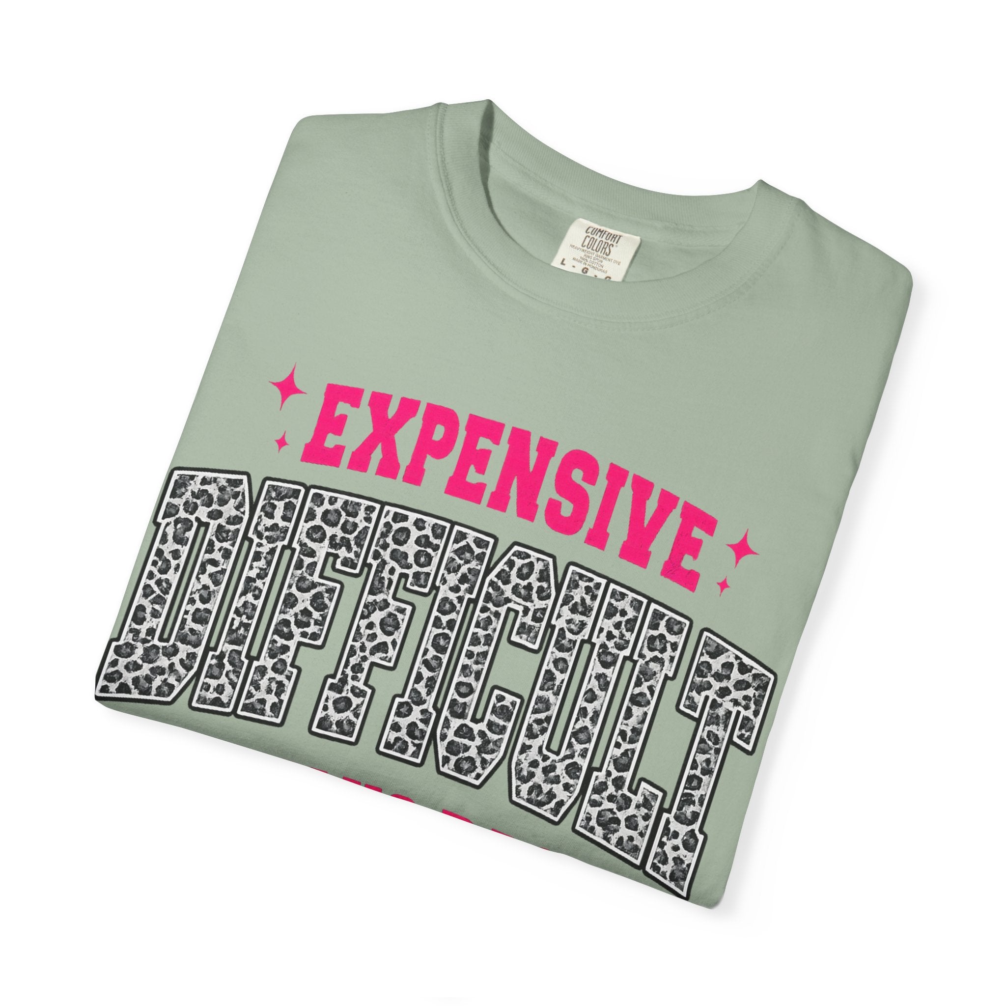 Difficult & Talks Back T‑Shirt — Funny Retro Varsity Graphic Tee