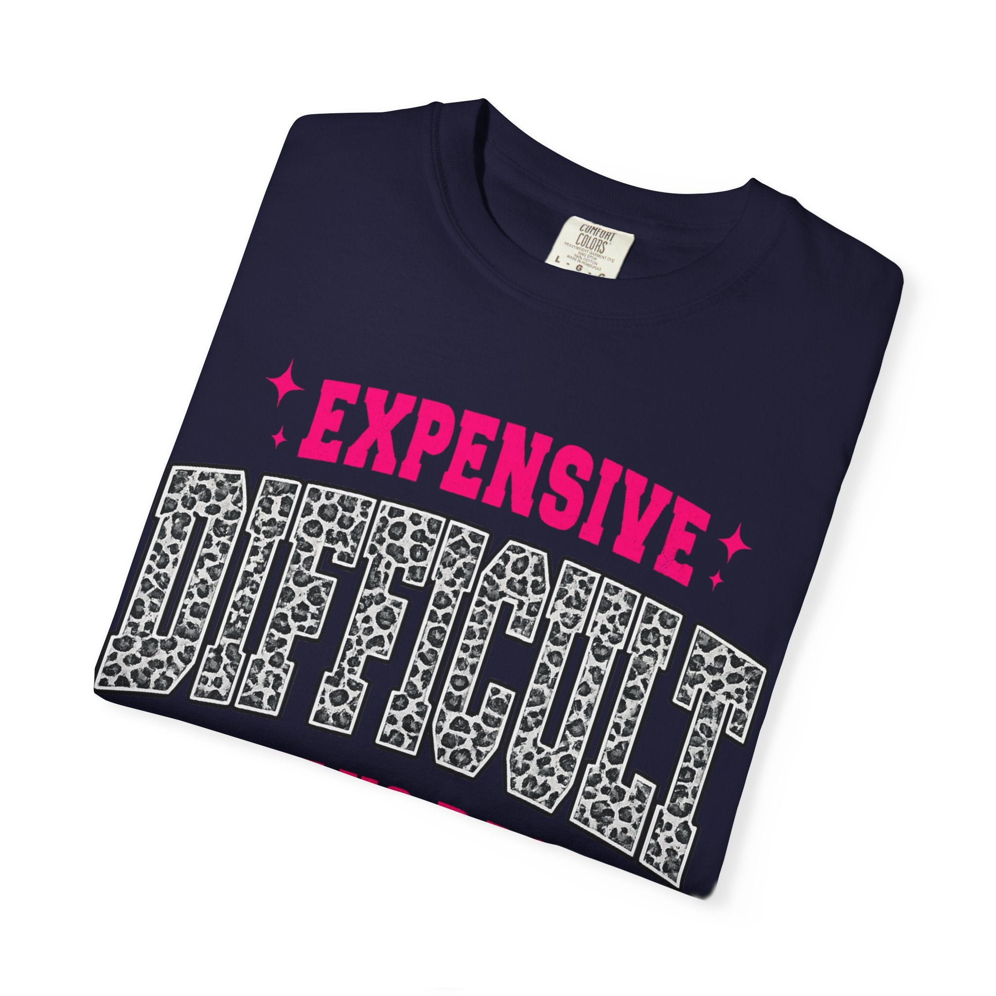 Difficult & Talks Back T‑Shirt — Funny Retro Varsity Graphic Tee