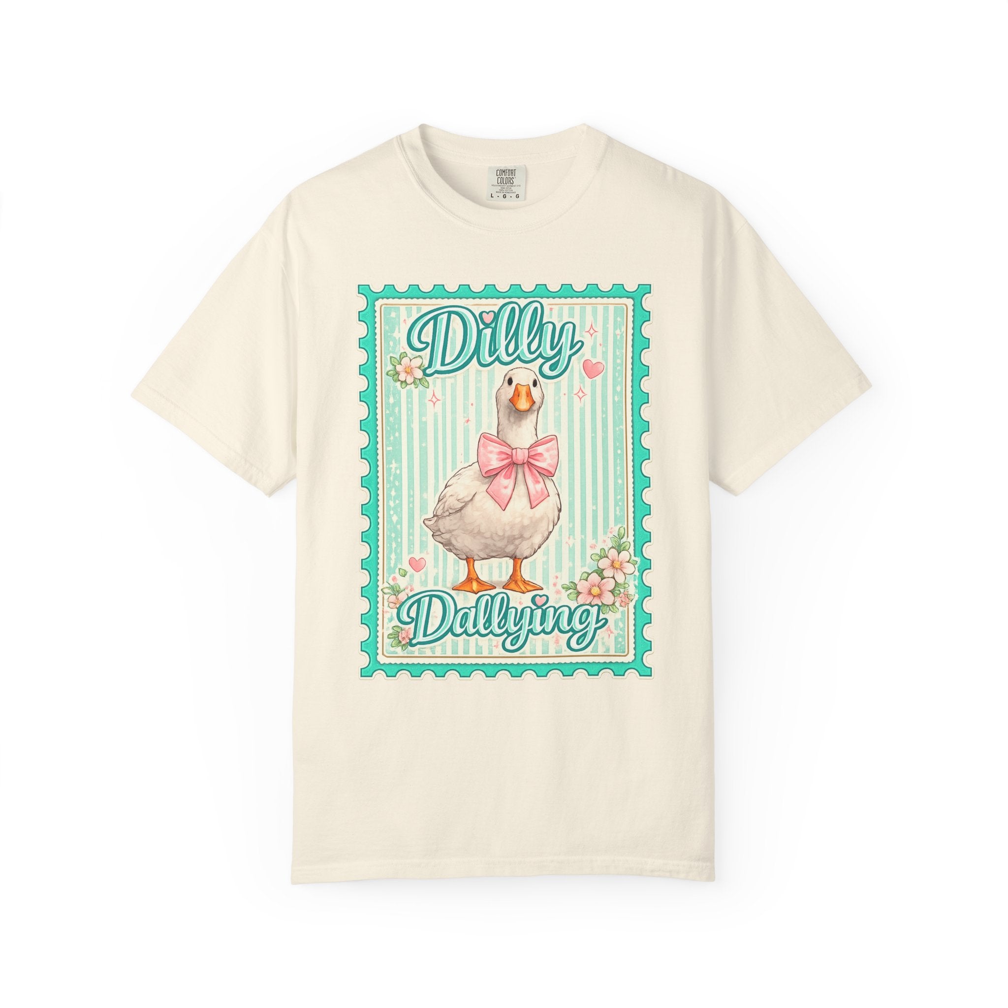 Dilly Dallying Goose Vintage-Style Graphic T-Shirt