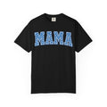 Mama Graphic T-Shirt — Blue Polka Dot