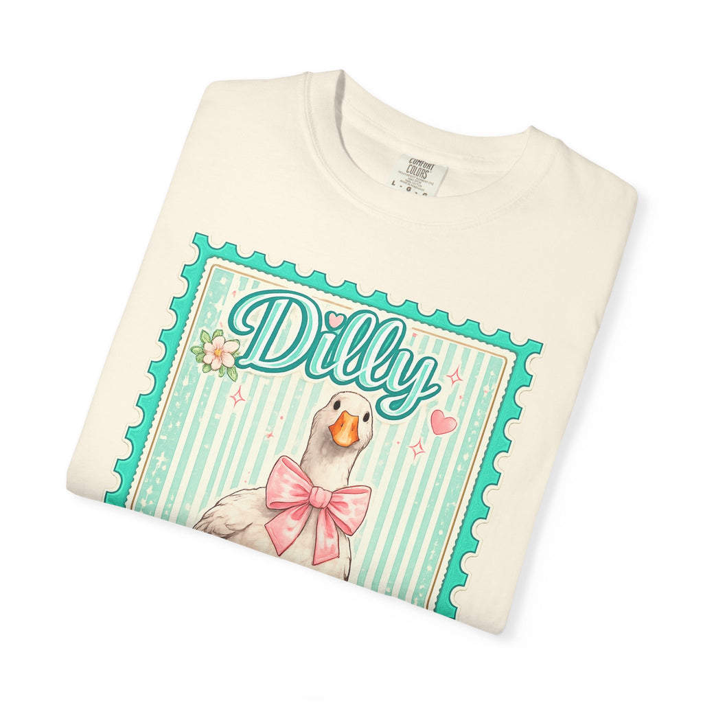 Dilly Dallying Goose Vintage-Style Graphic T-Shirt