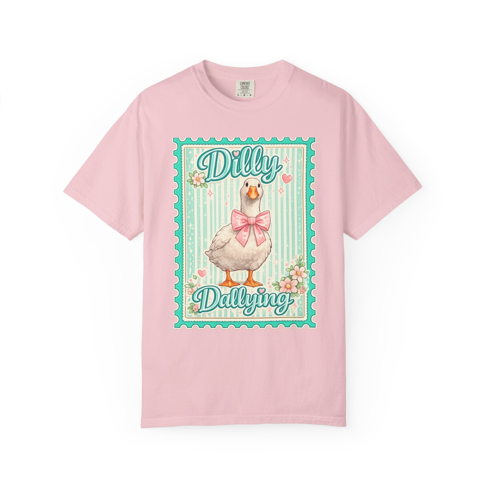 Dilly Dallying Goose Vintage-Style Graphic T-Shirt