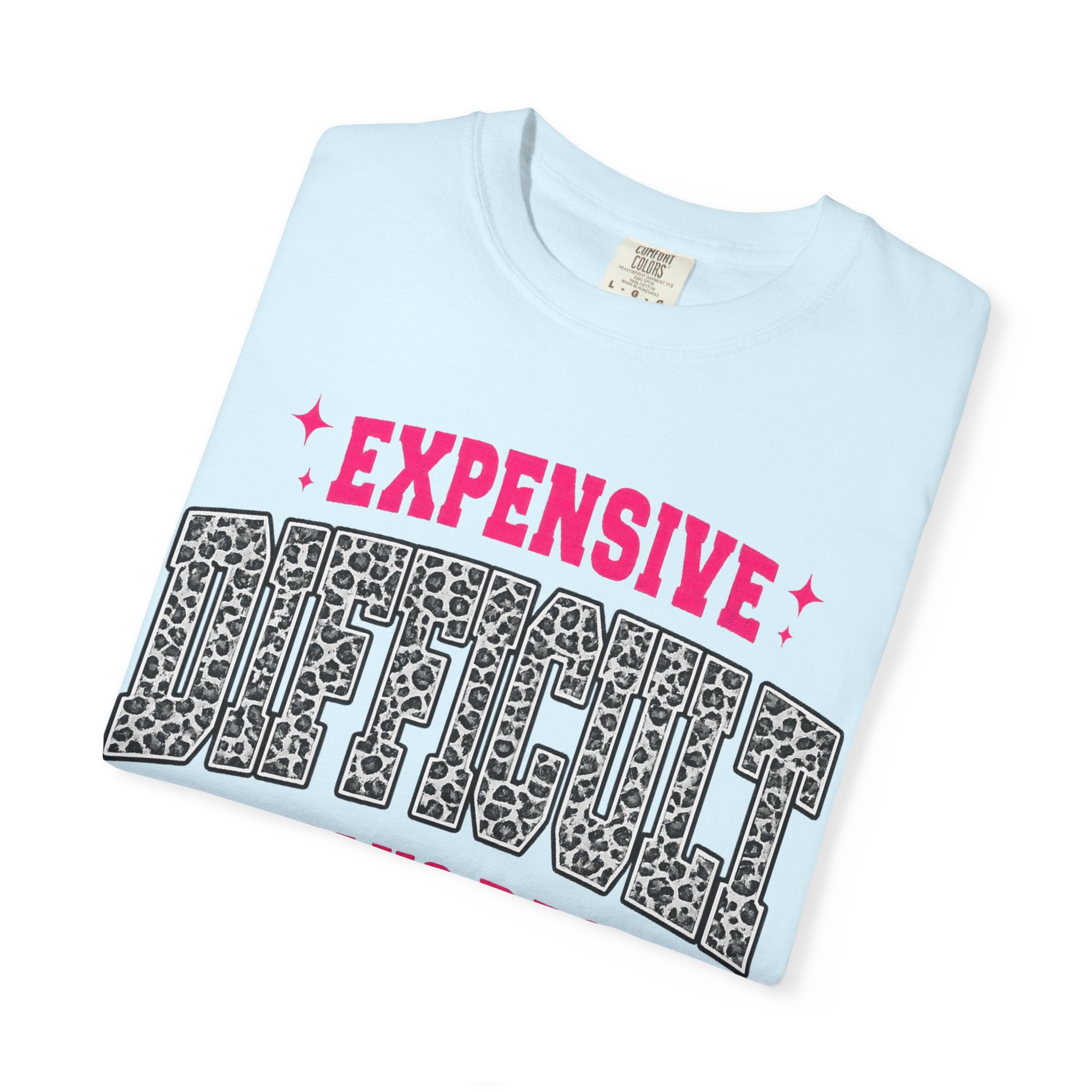 Difficult & Talks Back T‑Shirt — Funny Retro Varsity Graphic Tee