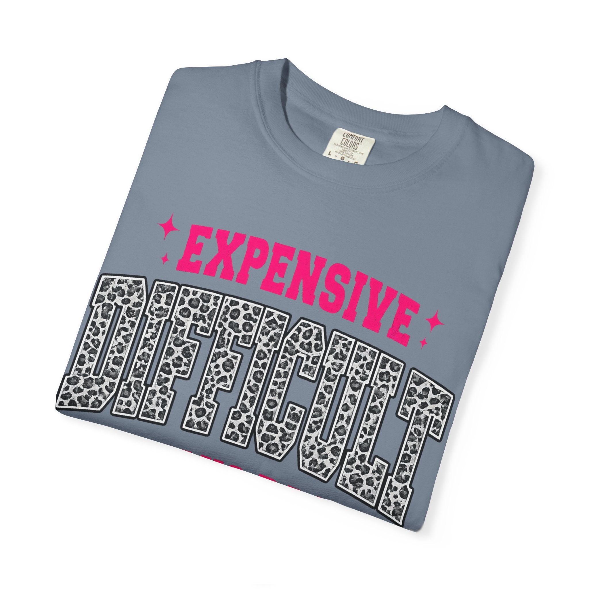 Difficult & Talks Back T‑Shirt — Funny Retro Varsity Graphic Tee