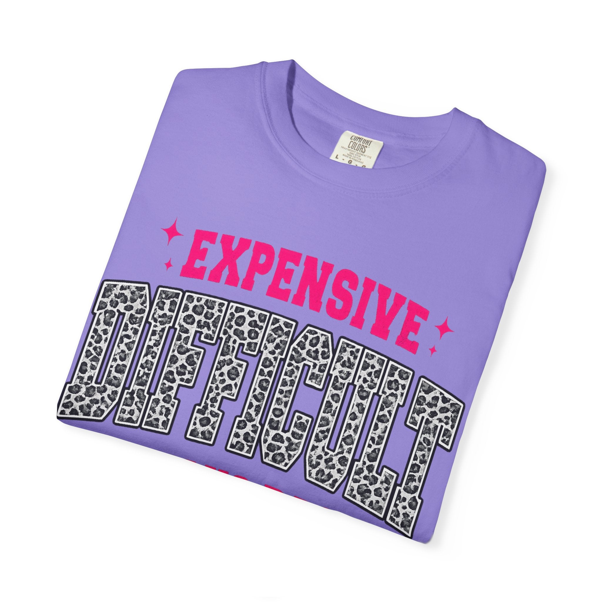 Difficult & Talks Back T‑Shirt — Funny Retro Varsity Graphic Tee