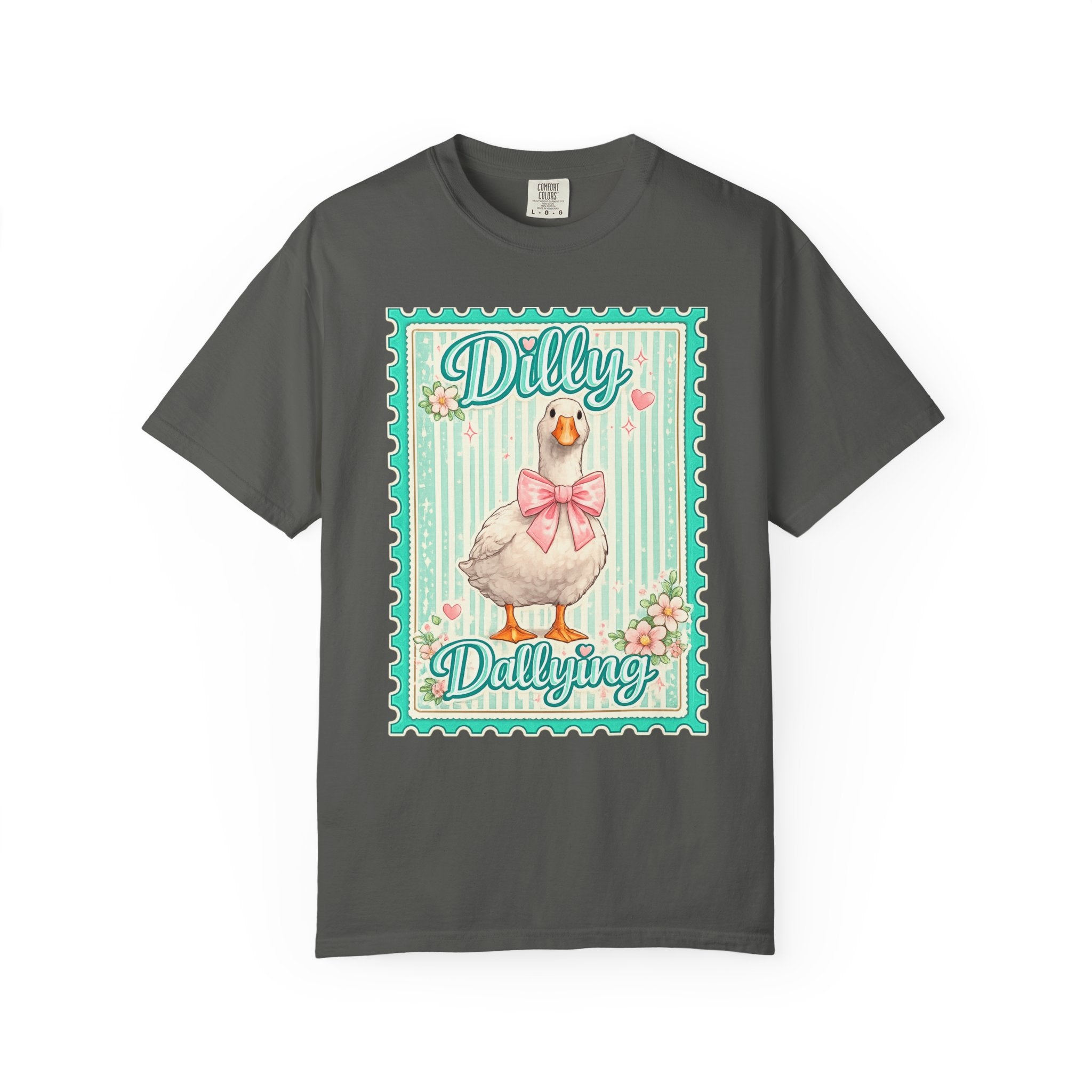 Dilly Dallying Goose Vintage-Style Graphic T-Shirt