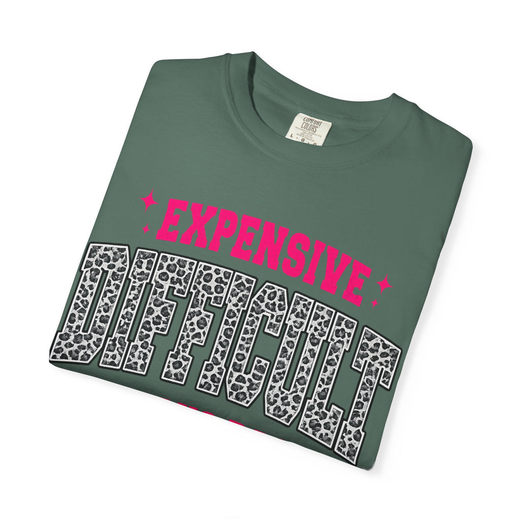 Difficult & Talks Back T‑Shirt — Funny Retro Varsity Graphic Tee