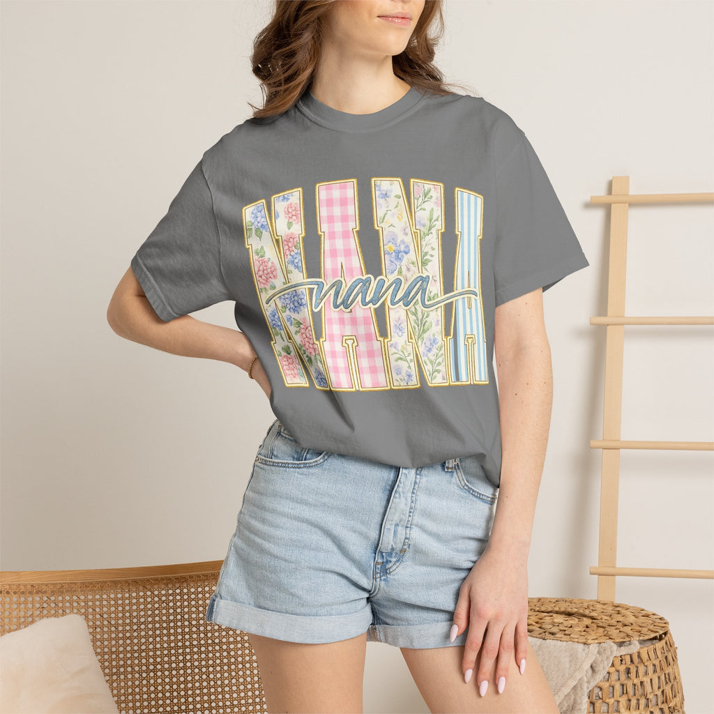 Nana Floral Patchwork T-Shirt