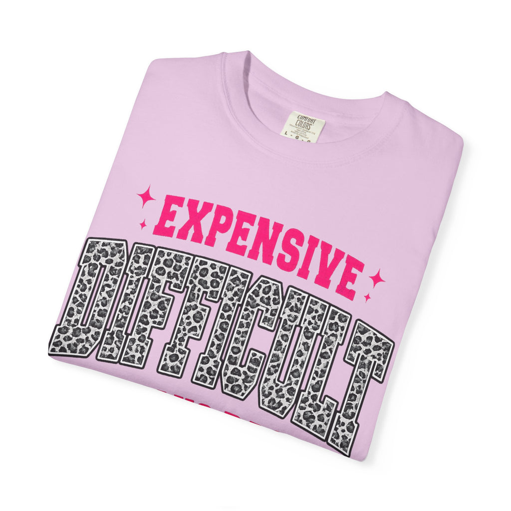 Difficult & Talks Back T‑Shirt — Funny Retro Varsity Graphic Tee