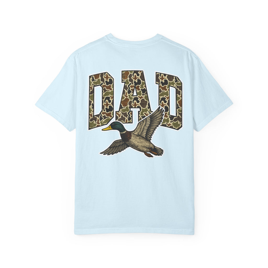 Dad Duck Hunting Tee — Camo 'DAD' Graphic T-Shirt for Fathers