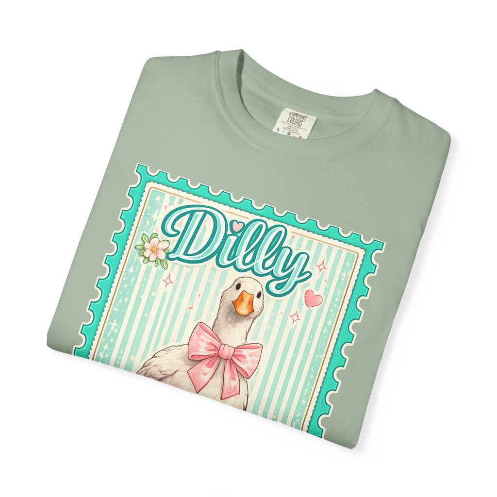 Dilly Dallying Goose Vintage-Style Graphic T-Shirt