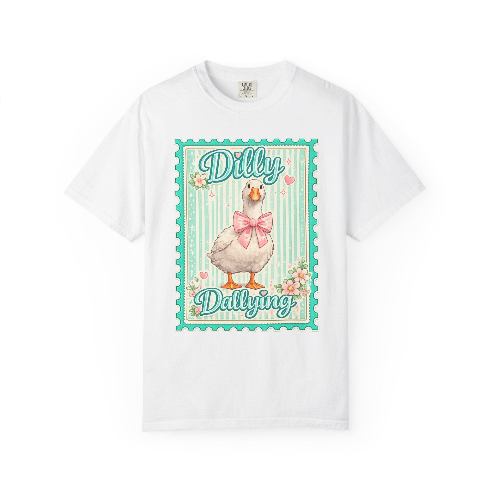 Dilly Dallying Goose Vintage-Style Graphic T-Shirt