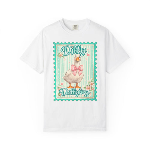 Dilly Dallying Goose Vintage-Style Graphic T-Shirt