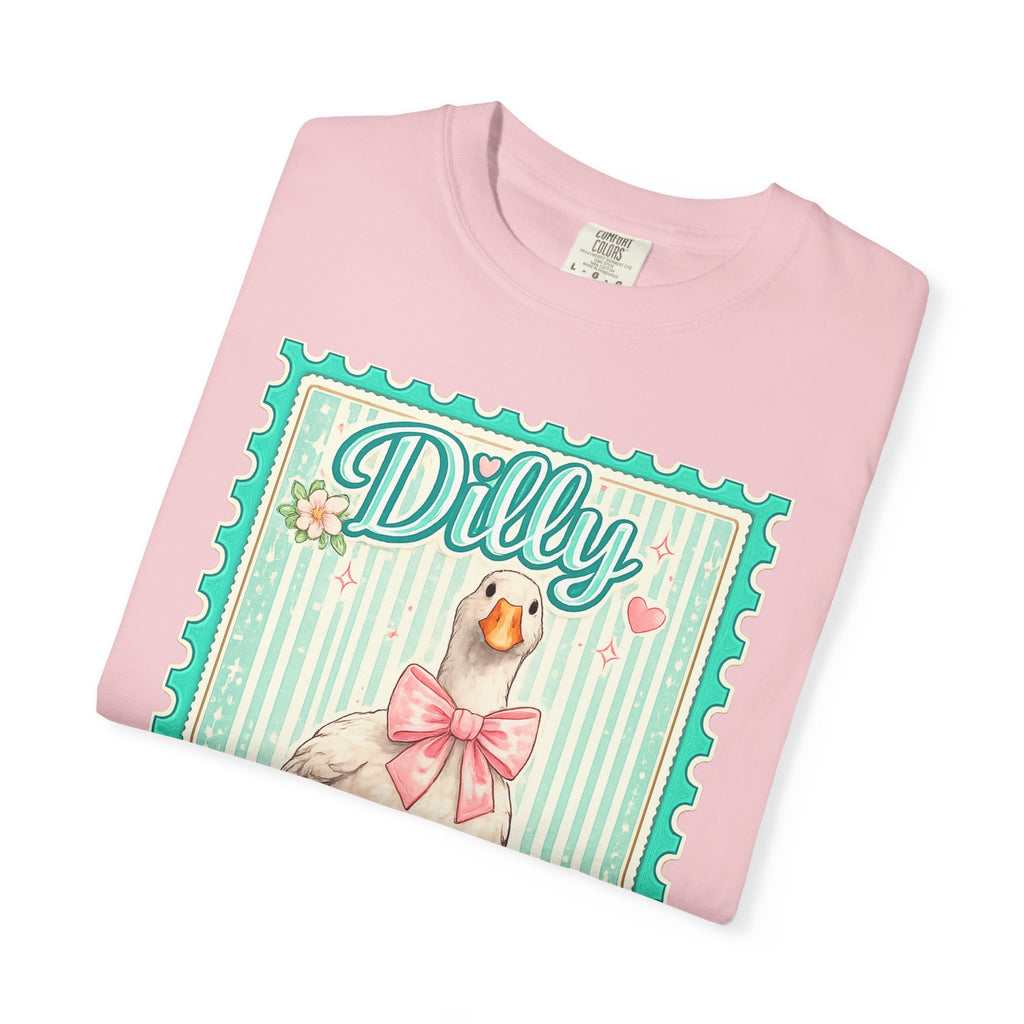 Dilly Dallying Goose Vintage-Style Graphic T-Shirt