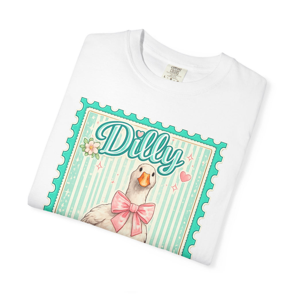 Dilly Dallying Goose Vintage-Style Graphic T-Shirt