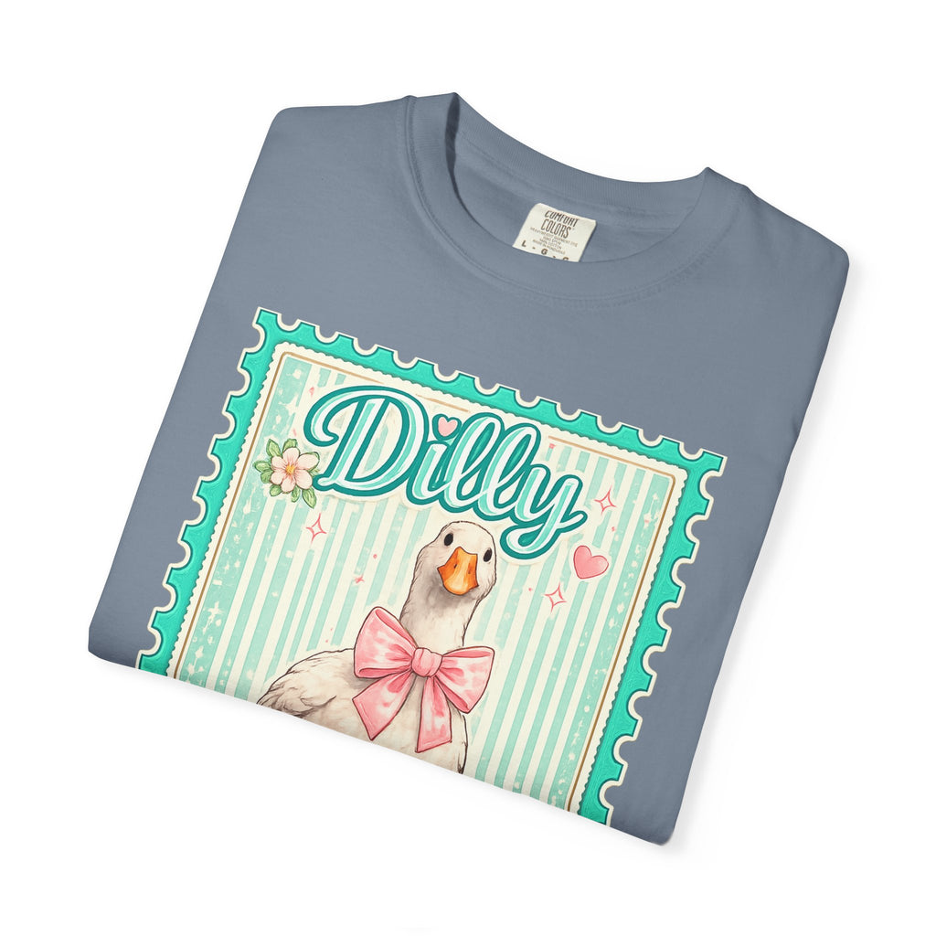 Dilly Dallying Goose Vintage-Style Graphic T-Shirt