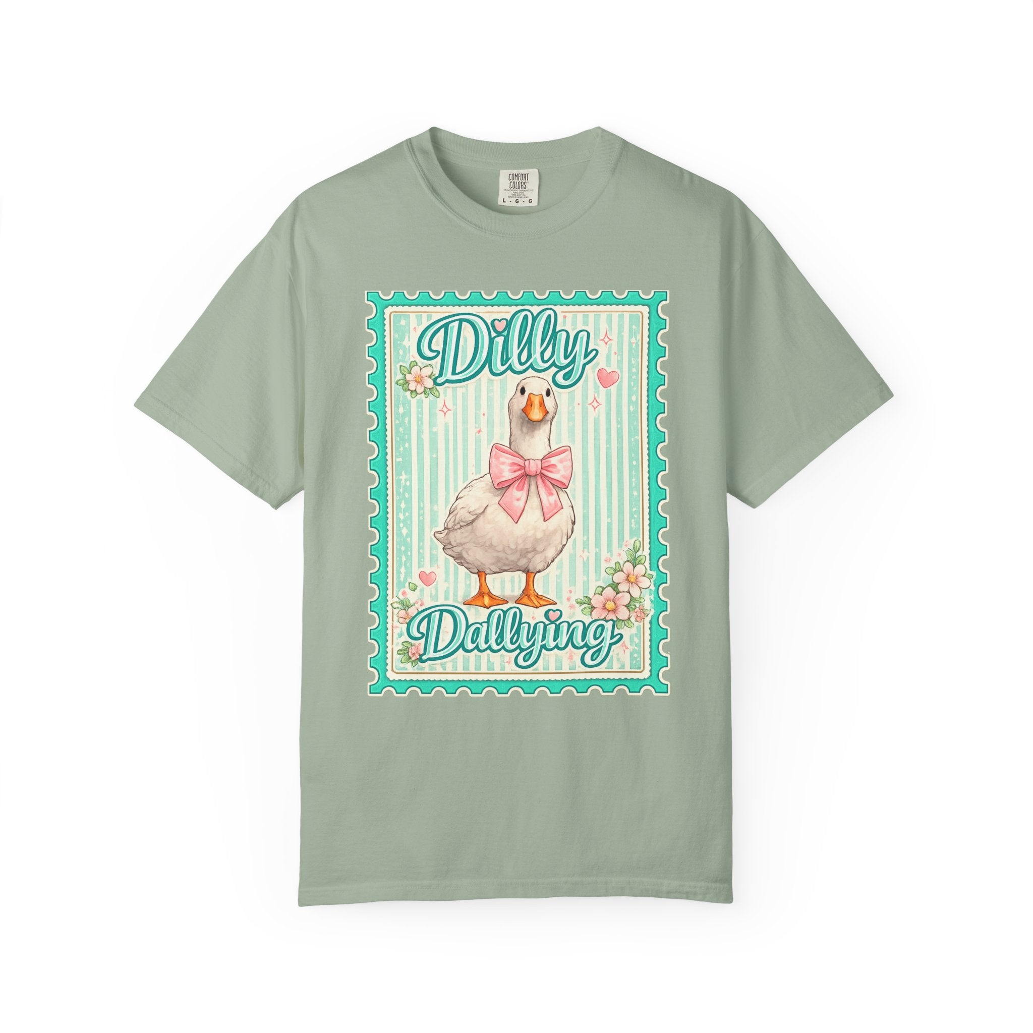 Dilly Dallying Goose Vintage-Style Graphic T-Shirt