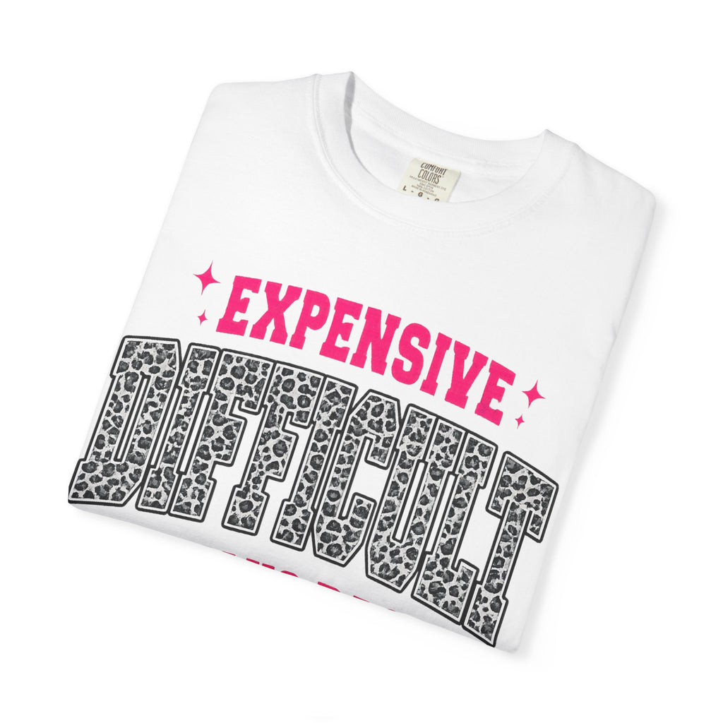 Difficult & Talks Back T‑Shirt — Funny Retro Varsity Graphic Tee