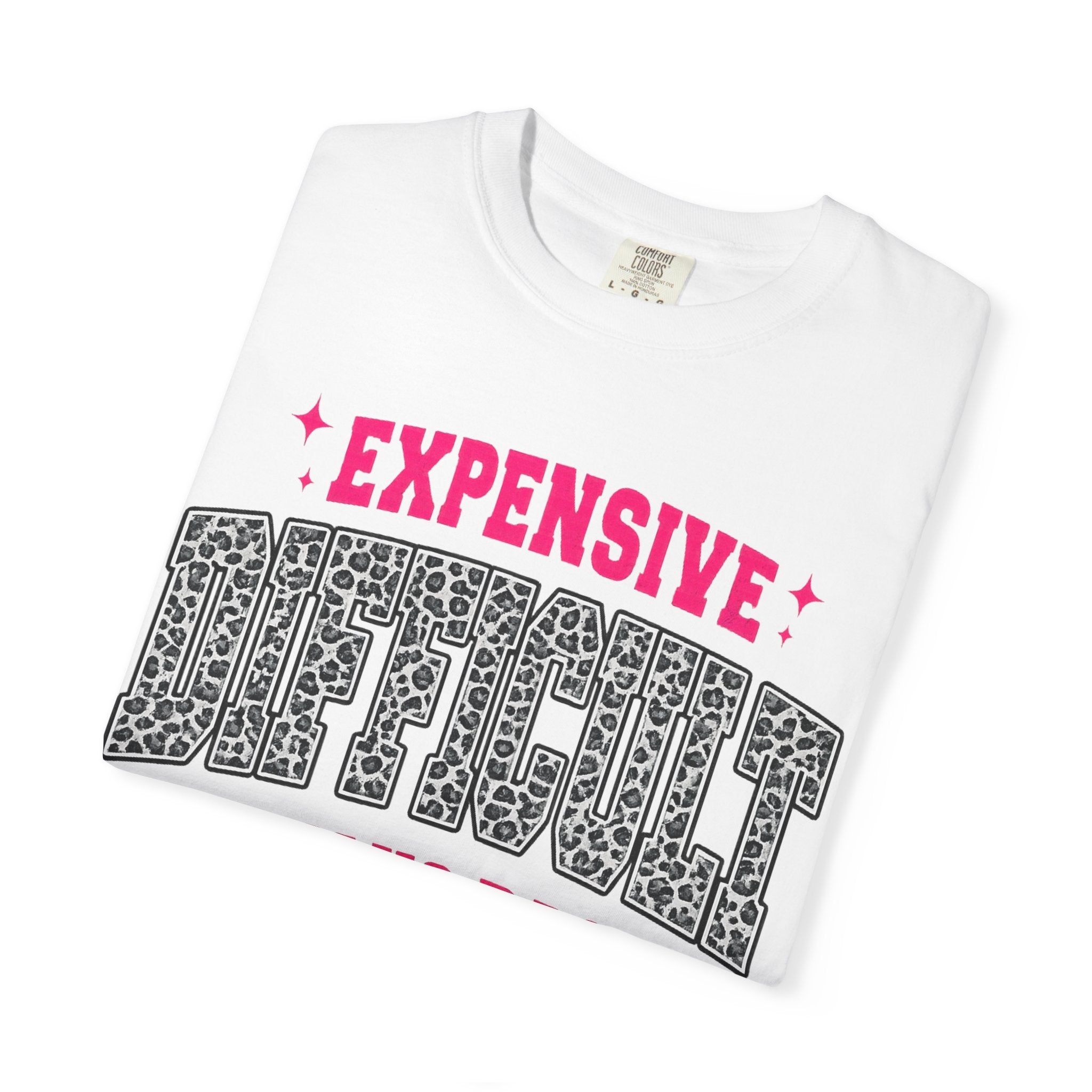 Difficult & Talks Back T‑Shirt — Funny Retro Varsity Graphic Tee