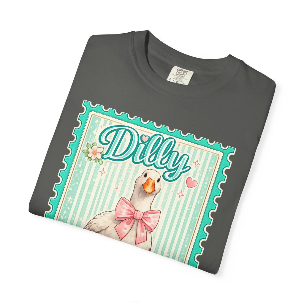 Dilly Dallying Goose Vintage-Style Graphic T-Shirt