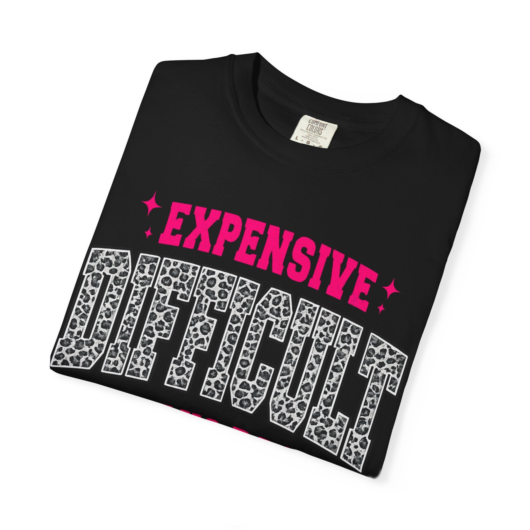Difficult & Talks Back T‑Shirt — Funny Retro Varsity Graphic Tee