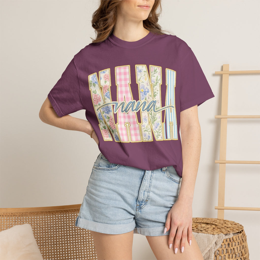 Nana Floral Patchwork T-Shirt