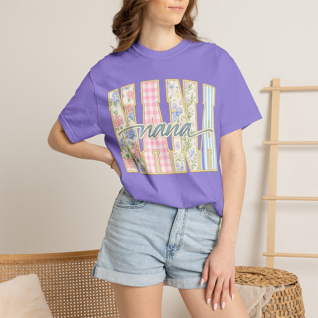 Nana Floral Patchwork T-Shirt